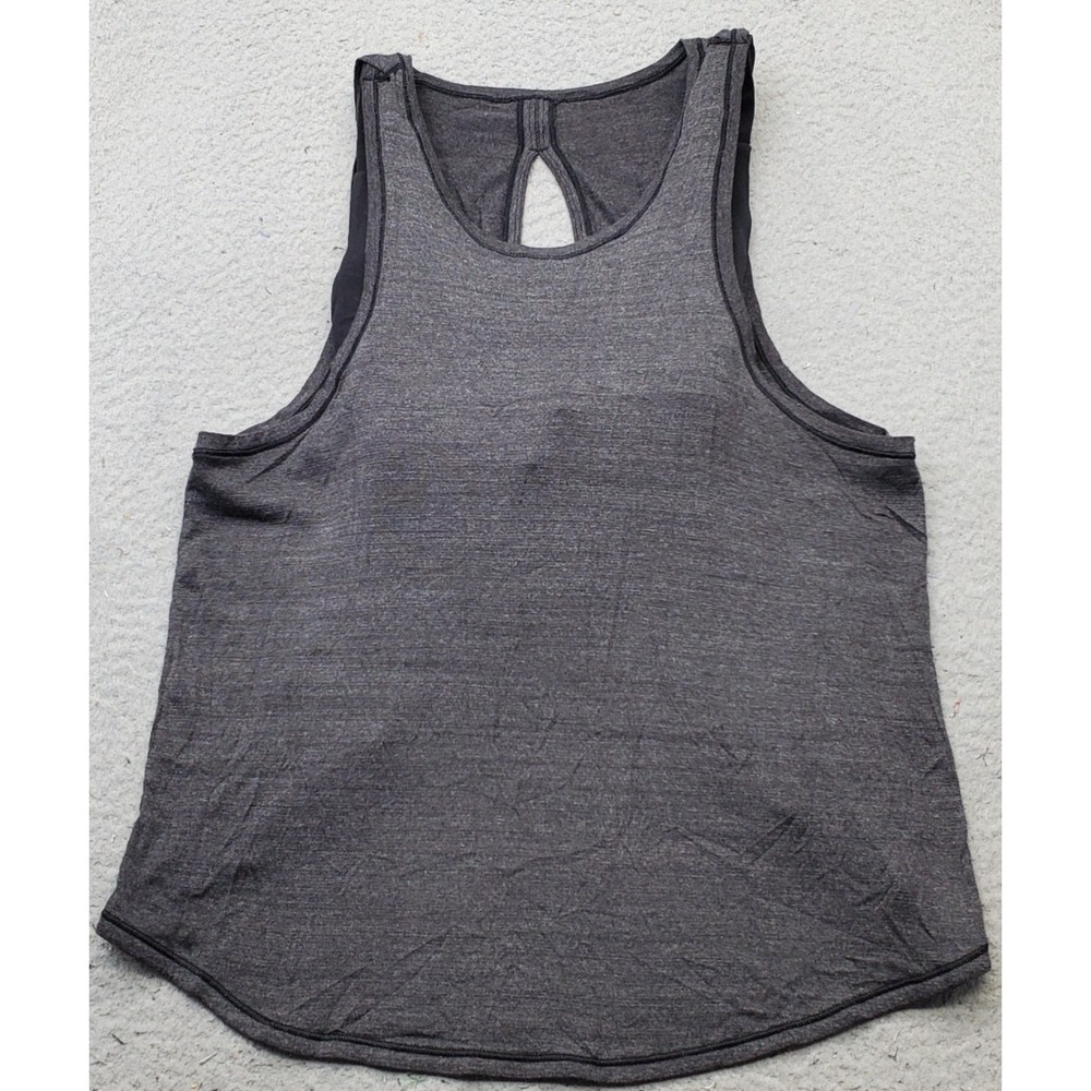 Lululemon Twist & Reach Tank Top Womens 4 Multi Cutout Back Yoga Athletic Fit